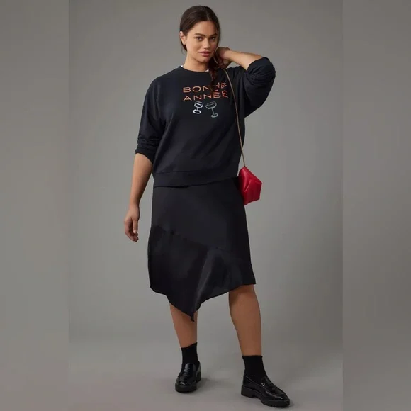 Phthalo Ruth ‘Bonne Année’ Varsity Crew Pullover - Picture 6 of 6